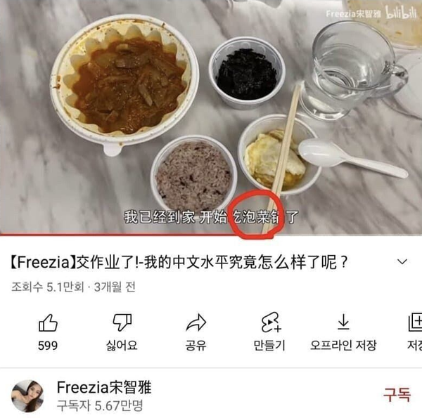 사진 = 유튜브 Freezia