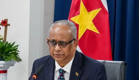 출처 = lpmnews / 수리남 알버트 람딘 외무장관