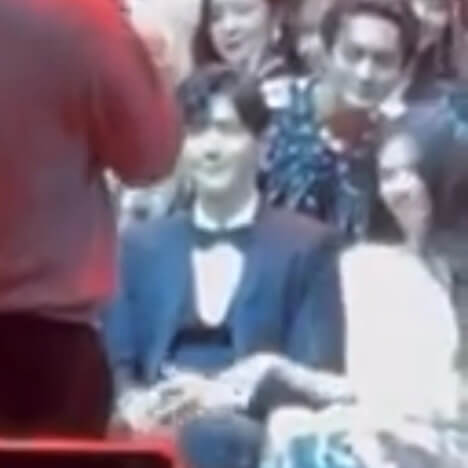 'AAA' 당시 외국 팬이 찍은 김선호와 한소희 /인터넷 커뮤니티 