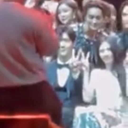 'AAA' 당시 외국 팬이 찍은 김선호와 한소희 /인터넷 커뮤니티 