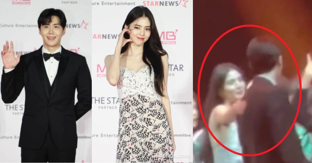 (좌, 중) AAA 김선호, 한소희 (우)'AAA' 당시 외국 팬이 찍은 김선호와 한소희 /인터넷 커뮤니티 