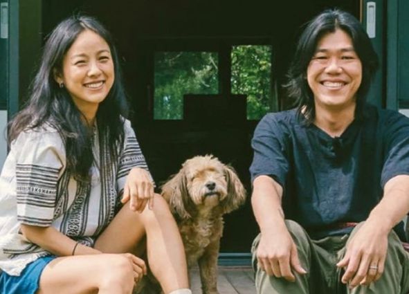 이효리와 이상순과 반려견의 모습/ 인터넷 커뮤니티