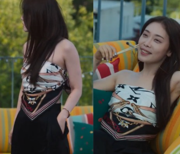 더글로리 속에서 '이서라'역할을 맡은 배우 김히어라/사진=온라인 커뮤니티 제공