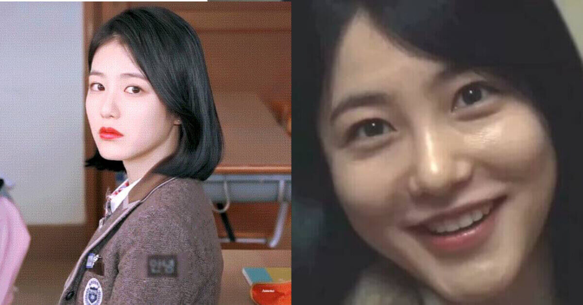 (좌) 웹드라마 '에이틴' 선한 역을 맡은 신예은/인터넷 커뮤니티, (우) 넷플릭스 '더글로리'에서 악역을 맡은 신예은 /인터넷 커뮤니티