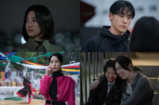 더 글로리 파트2 스틸 컷이 공개된 가운데, 문동은의 시선처리에 누리꾼들의 이목이 쏠렸다./넷플릭스 '더 글로리'