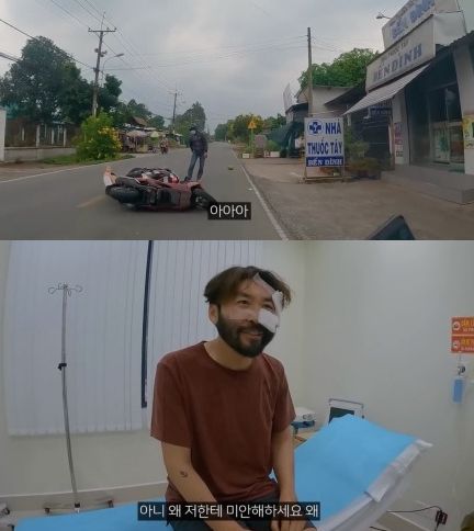 노홍철이 한 유튜브 채널을 통해 사고를 당한 근황을 전했다. / 스포츠한국