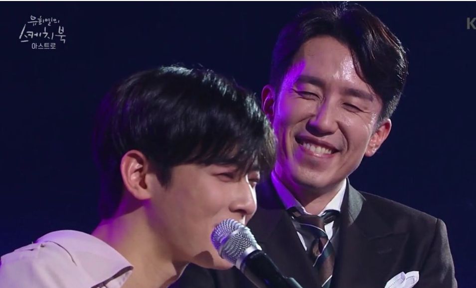 유희열이 차은우를 쳐다보는 모습/ KBS 유희열의 스케치북