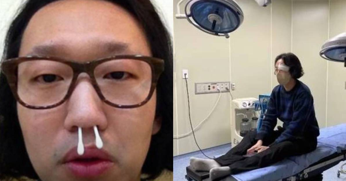 세워논 병풍에 맞고 병원 간 김경진 / (좌) 온라인 커뮤니티 (우) 스포츠 투데이 