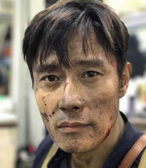 분장을 마친 배우 이병헌 / 국제뉴스 